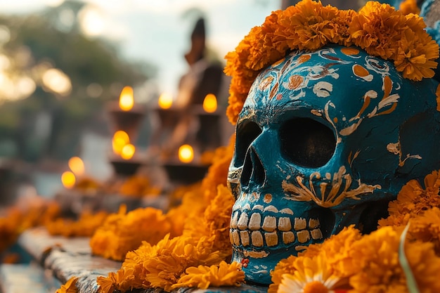 Photo photography of day of the dead traditional festival