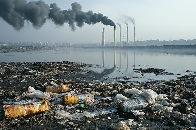 Photo photography of environment pollution