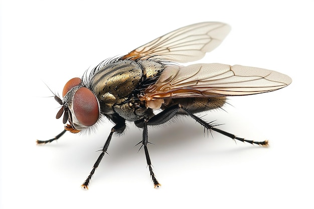 Photo photography of fly animal on white background