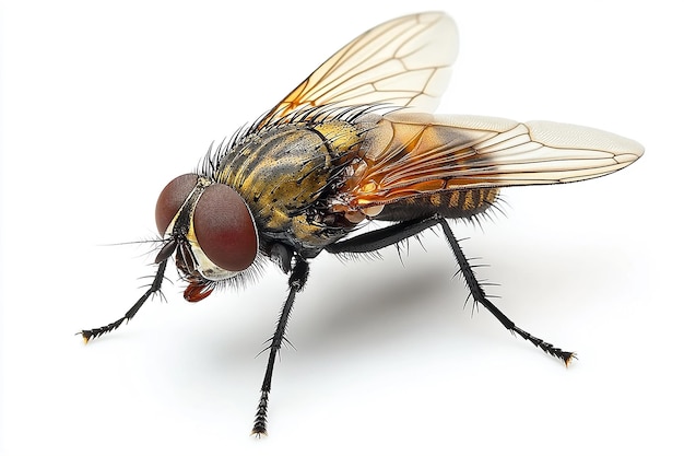 Photo photography of fly animal on white background