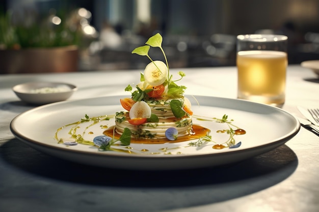 Photography of gourmet dishes at Michelinstarred restaurants