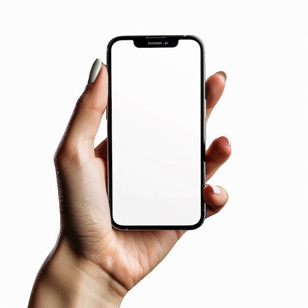 Photo photography of i phone blank mockup