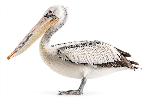 Photo photography of pelican animal white background