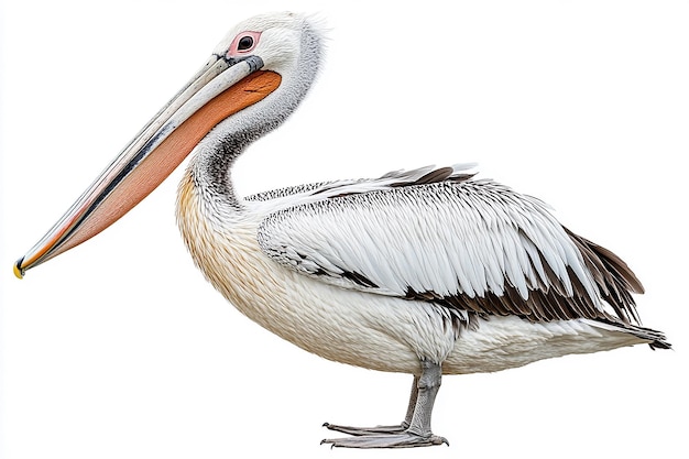 Photo photography of pelican animal white background