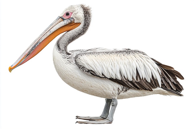 Photo photography of pelican animal white background