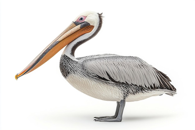 Photo photography of pelican animal white background