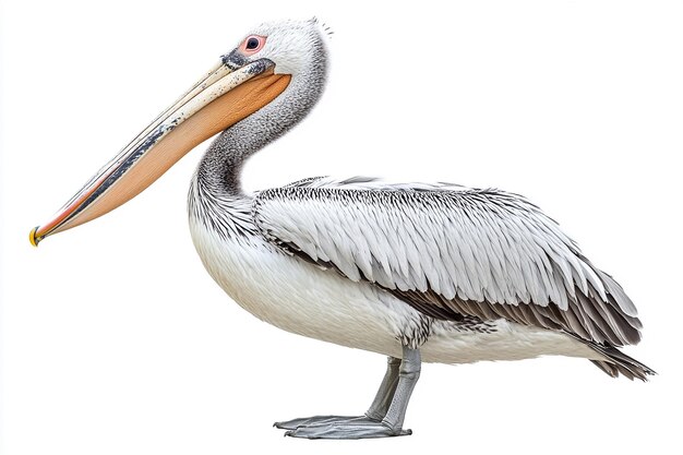 Photo photography of pelican animal white background