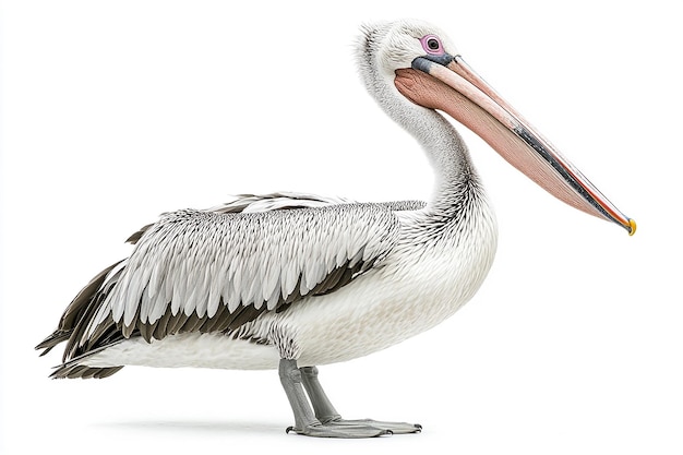 Photo photography of pelican animal white background