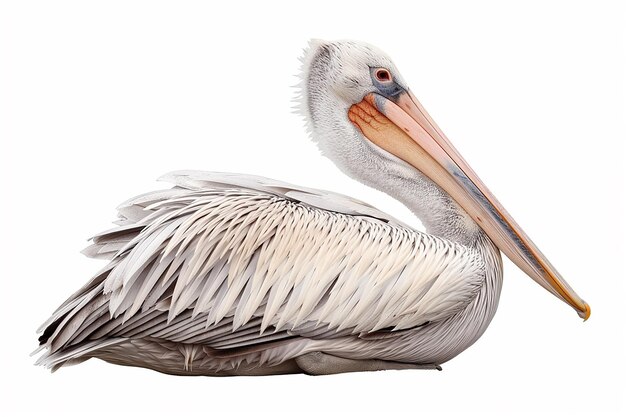 photography of Pelican bird on white background