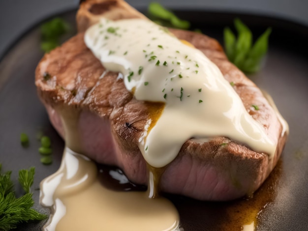 Photography of A plate of Steak