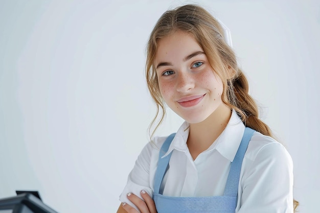 photography of professional cashier