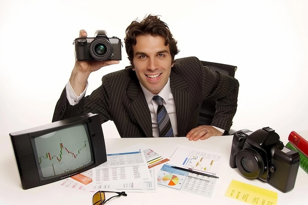 Photo photography of professional financial analyst