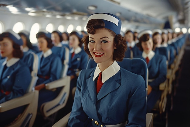 Photo photography of professional flight attendents