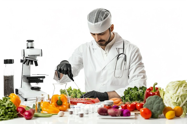 photography of professional Food Scientist