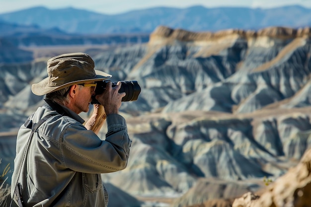 Photo photography of professional geologist