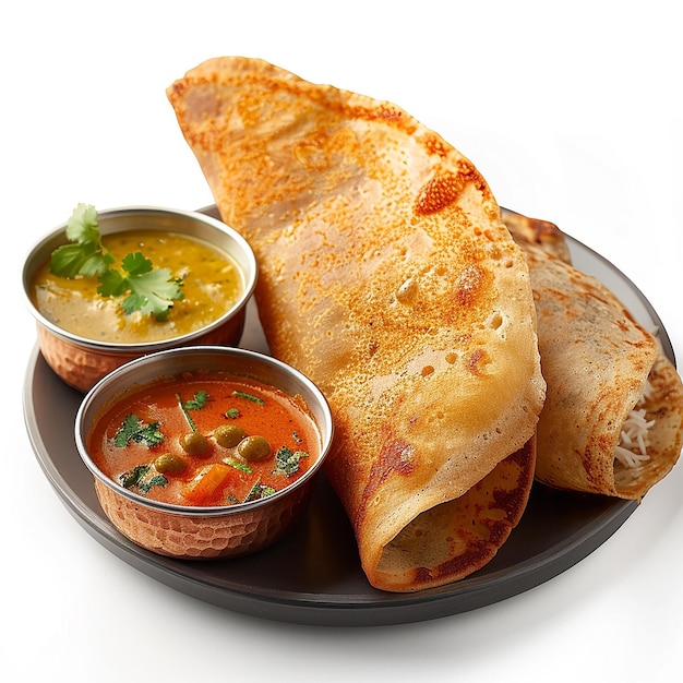 photography of tasty indian masala dosa