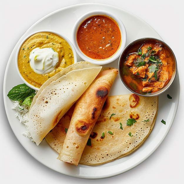 photography of tasty indian masala dosa