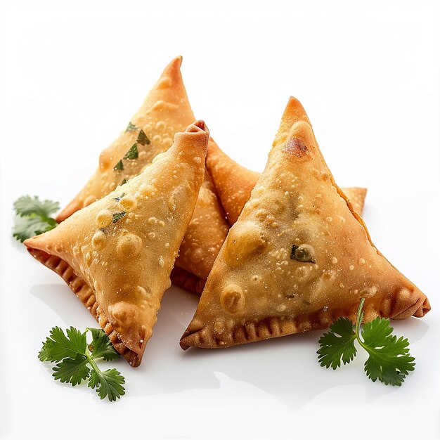 photography of tasty indian samosa