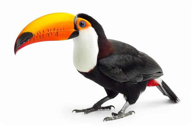 photography of Toucan bird on white background