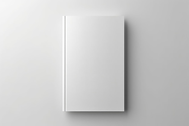 Photorealistic Blank Brochure Mockup On Light Grey Background Mockup