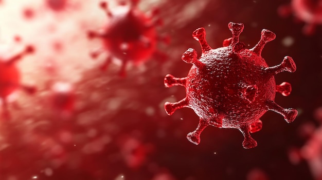 Photo photorealistic image of hiv concept