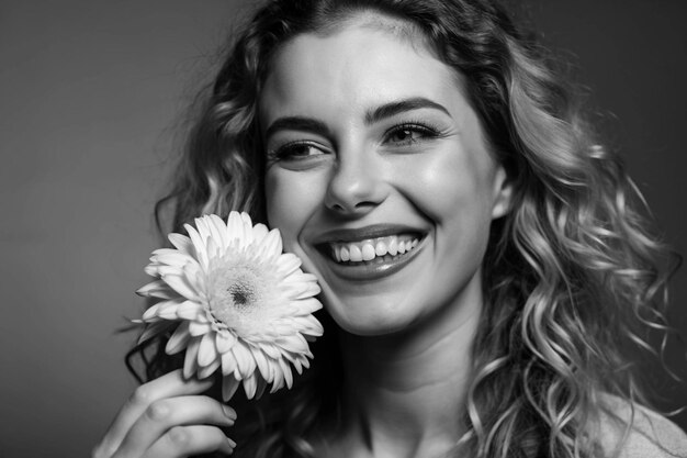 Photo photorealistic scene of happy woman