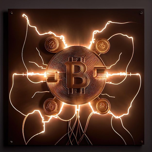 Physical bitcoin Cryptocurrency generative AI