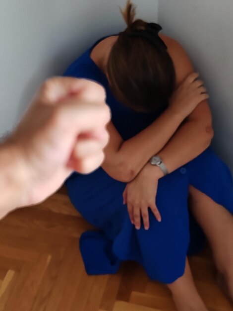 Photo physical violence over a woman