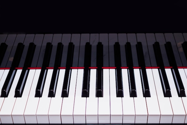 Piano keyboard background musical instrument