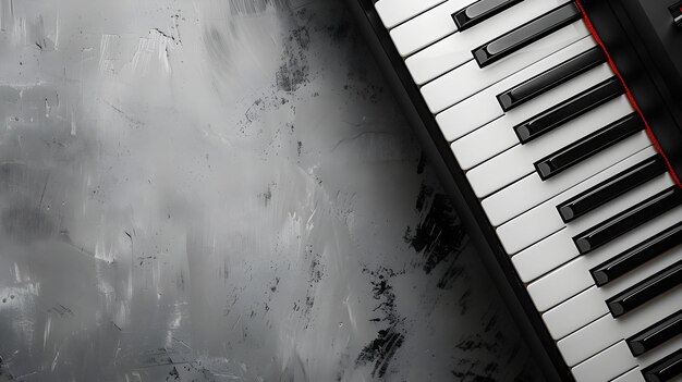 Photo piano keys of progress harmonizing ambition and success concept music progress ambition success piano