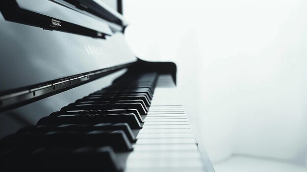 piano musical instrument with light background