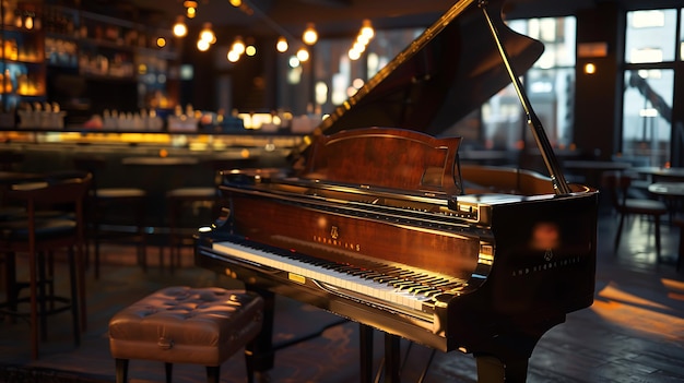 a piano with a piano on the top of it