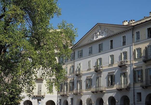 Piazza Carlo Felice square in Turin