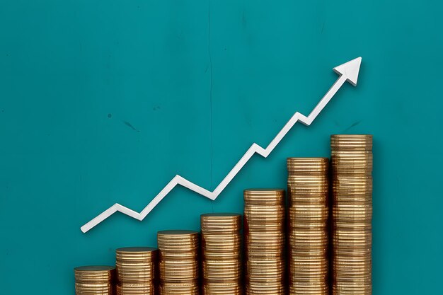 Pic Financial growth graph illustrates upward trend in profits