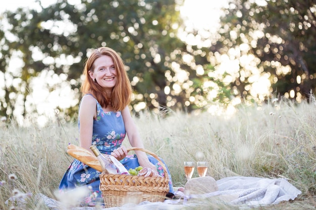 Picnic in the meadow