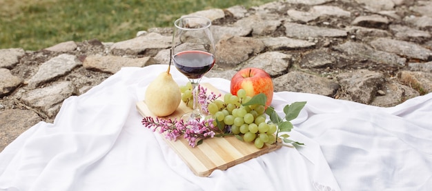 Picnic in the nature in the park