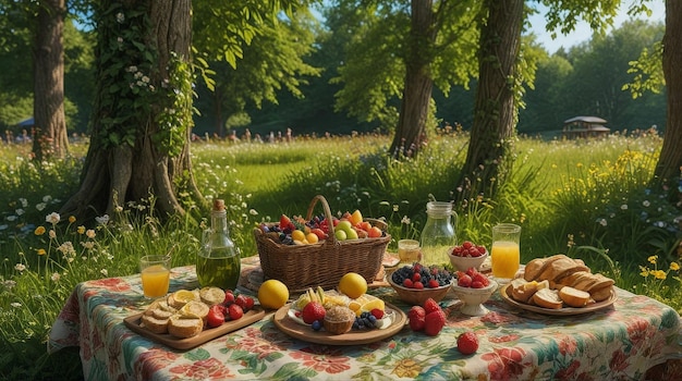 A Picnic Paradise Savoring Summers Sweet Moments