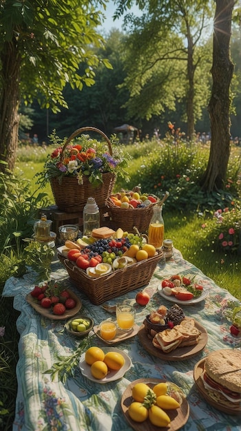 A Picnic Paradise Savoring Summers Sweet Moments