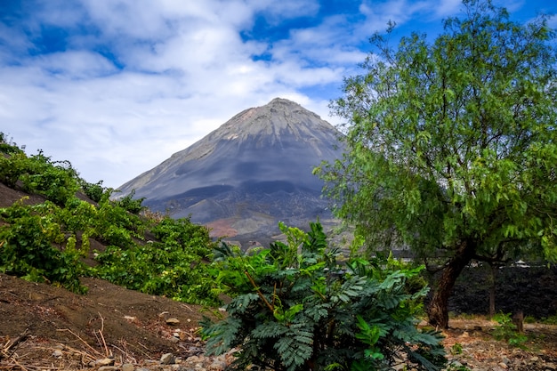 Photo pico do fogo, cha das caldeiras, cape verde