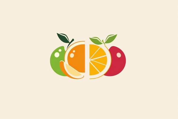 a picture of apples and oranges with the word apple on it