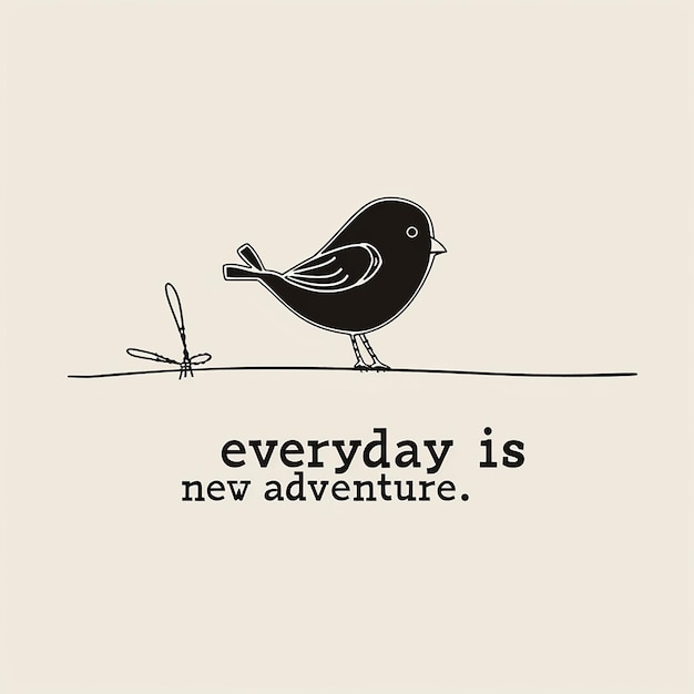 a picture of a bird that is new adventure