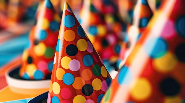 picture of a birthday hat with a plain background