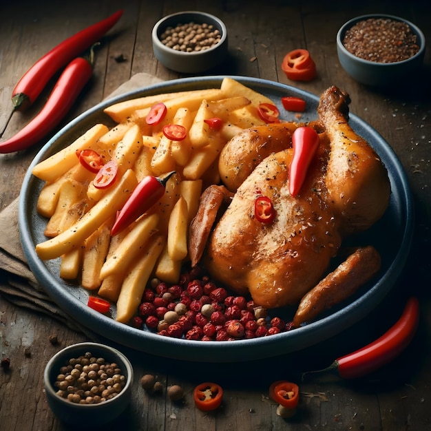 Picture of chicken wings with barbecue sauce