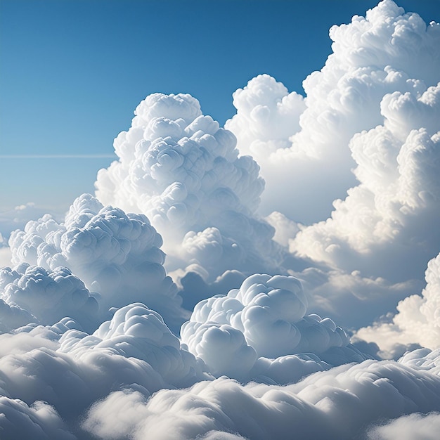 a picture of clouds that are from the sky