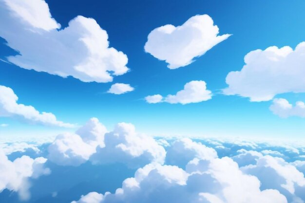 a picture of clouds with the sky in the background