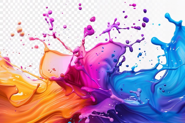 a picture of a colorful splash of paint