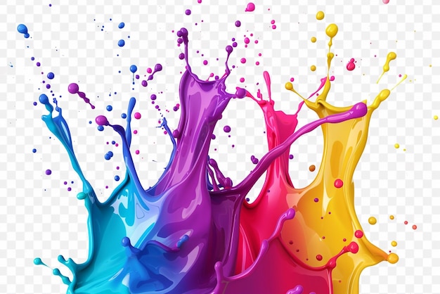 a picture of a colorful splash of paint