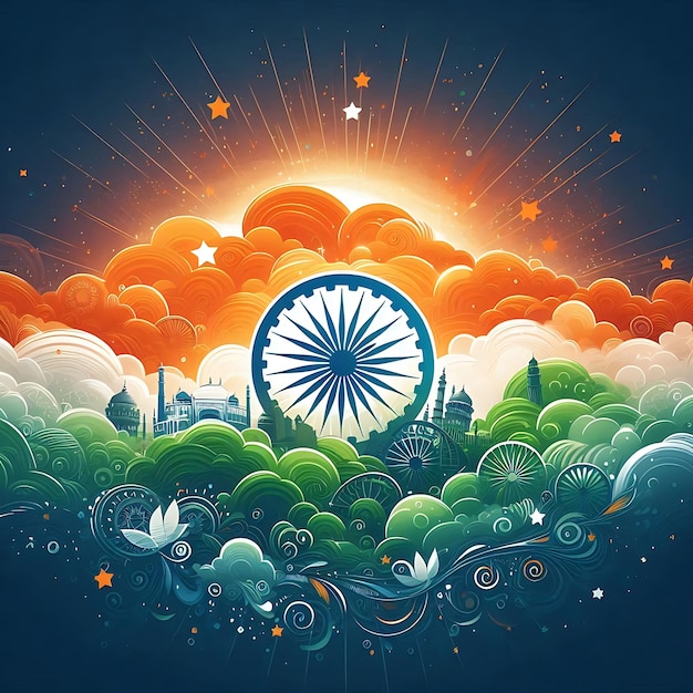 A picture of the day of the world with the word Indian on it