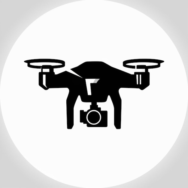 a picture of a drone with a picture of a person holding a camera