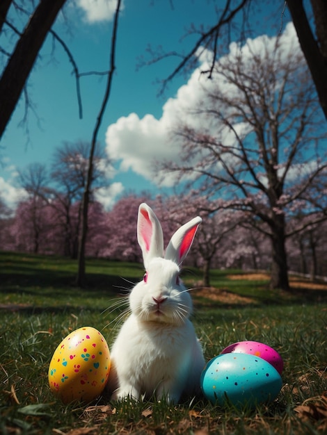 A picture of an Easter celebration